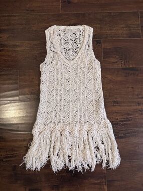 Abercrombie & Fitch Women’s Crochet Swim Cover Dress XS